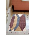 Eko Trend Djt Banyo Paspası Yıkanabilir Kaymaz Taban S6506 Modern S6506-Trend-Banyo, Çok Renkli, 80 x 120