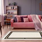 Eko Trend DJT Halı Yıkanabilir Kaymaz Taban F5006 Modern Bej