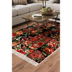 Eko Trend Djt Halı Yıkanabilir Kaymaz Taban P1333 Etnik P1333-Trend-1, Bordo, 160 x 230