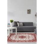 Eko Trend Djt Halı Yıkanabilir Kaymaz Taban P1372 Osmanlı P1372-Trend-1, Bordo, 120 x 180