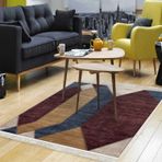 Eko Trend DJT Halı Yıkanabilir Kaymaz Taban S6506 Modern Renkli