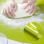 EkoAlışverişDünyam 40*50 cm Silikon Ölçekli Kullanımı Kolay Hamur Açma Matı Ekmek Mantı Makarna Hamuru Yoğurma Matı (5510)
