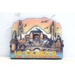 EkoAlışverişDünyam Ahşap Istanbul Temalı Magnet - Model 6