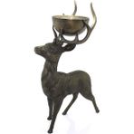 EkoAlışverişDünyam Metal Geyikli Kase 77 cm