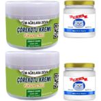 Ekobox 2 Tane Çörek Otu Kremi 150 ml Büyük Boy Krem + Snow Kitten 50 ml Menthol Balm / Kas Diz Dirsek Sırt Bel Iskelet Agrilarina Masaj Seti - 1Paket