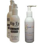 Ekobox Hintohu Hipup Kalça Kaldırma,büyütme,sıkılaştırıcı Krem 120 ml 2AD+BREASTGAIN Toparrlayıcı Göğüs Bak - Paket