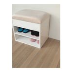 EKOÇ WOOD DESİNG Rengibiz Ayakkabılık Puflu Minderli Sandıklı