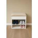 EKOÇ WOOD DESİNG Rengibiz Sandıklı Ayakkabılık,çok Amaçlı Dolap Ayakkabı Dolabı Puf Bench