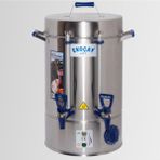Ekoçay Bordo Tuğra 80 Bardak 8 Litre Elektrikli Semaver Bakır Çay Makinesi Otomatı Sıcak Tutma Özelliği