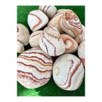 Ekodoğa Dolomit Taş Sarı Çizgili 25 Kg 6-10 Cm Bahçe Süs Taşı