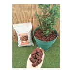 Ekodoğa Pomza Taşı 3 Lt 1-2 Cm Dekoratif Pomza Taşı Kırmızı Pomza Tarım Pomzası Lav Taşı Cüruf Ponza