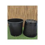Ekodoğa Üretim Saksısı 1 Adet 35X30 Cm 21,9 Lt Plastik Saksı Siyah Üretim Saksı Bitki Saksısı