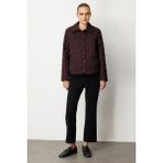 Ekol 06501 Dokulu Çıtçıtlı Bordo Kadın Mont