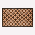Ekol Bali Dikdörtgen 45x75 cm Koko-Pvc Kahve - Siyah Paspas