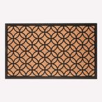 Ekol Bali Dikdörtgen 45x75 cm Koko-Pvc Kahve - Siyah Paspas