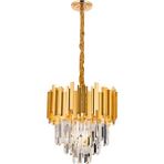 Ekol Safa 40'Lık Kristal Avize - Gold
