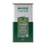 Ekoloji Market Organik Soğuk Sıkım Zeytinyağı Teneke 5 Lt