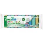 Ekomis Klasik Bulaşık Süngeri Düz 5'li - Beyaz