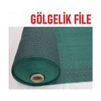 Ekonet 1.5 M Eninde Gölgeleme Filesi Gölgelik Örtü Branda-Bahçe Çit Örtüsü Gölgelik-Tül Branda - 1.5 x 40 m - Yeşil