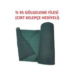 Ekonet Gölgelik File %95'lik- 1 Metre X 5 Metre = 5 M2 Bahçe Çit Örtüsü- Otopark Gölgeliği