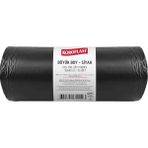 Ekonomik Endüstriyel Büyük Siyah Çöp Torbası 10’lu 65×80 Cm, Kalın & Dayanıklı, Çift Katlı, Geri Dönüştürülebilir Atık Torbası; Restoran, Fabrika, Inşaat, Ofis ve Depo Için Güçlü Çöp Poşeti