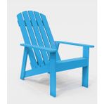 Ekopark Ekopark Modern Ahşap Oval Adirondack Balkon, Bahçe Koltuğu