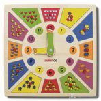 Ekoplay Sayılarla Saat Öğreniyorum Ahşap Yapboz (30 x 30 cm)