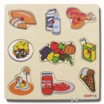 Ekoplay Temel Besinler Ahşap Yapboz (30 x 30 cm)