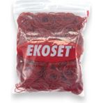 Ekoset 500 Adet Kırmızı Küçük Paket Lastiği 40 MM