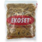 Ekoset 500 Adet Sarı Küçük Paket Lastiği 40 mm Dayanıklı ve Esnek Doğal Kauçuk