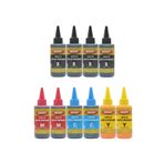 Ekoset Brother DCP-T220 DCP-T420 W Uyumlu 100 ml 10'lu Set Renkli Muadil Mürekkep