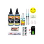 Ekoset Canon MG3150 MG3250 MG3255 MG3550 MG3650 uyumlu Siyah kartuş dolum seti 20 Dolumluk