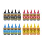 Ekoset Canon uyumlu Mürekkep Tanklı yazıcılar için 4 renk 4x500ml