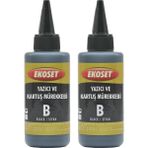 Ekoset Canon ve Tanklı yazıcı Mürekkebi Siyah 200Ml (2X100Ml)