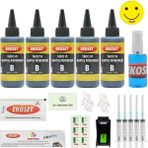 Ekoset Dolum Seti HP 3510 3515 3545 4515 4645 HP 650 Uyumlu Siyah 5'li Set
