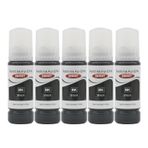 Ekoset Epson 103 L1110 L3110 L3111 L3150 Siyah Muadil Mürekkep 70ml 5 adet
