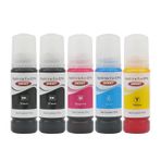 Ekoset Epson 103 L3250 L3251 Uyumlu Muadil Mürekkep 70ml 5 Adet
