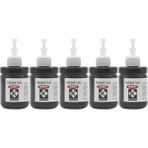Ekoset Epson L605 L655 L1455 Uyumlu Siyah Mürekkep 140 ml 5'li Set