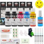 Ekoset HP 1015 1515 1516 2510 2515 HP 650 Uyumlu Kartuş Dolum Seti 5'li Set - Renkli