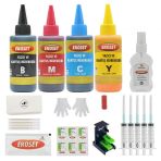 Ekoset Hp Deskjet 4645 Hp650 Uyumlu Kartuş Dolum Seti 4x100ml