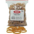 Ekoset Kalın Kauçuk Ambalaj Para Lastiği 100 Adet Doğal Renk 50 mm Uzunluk 5 mm Genişlik