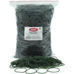 Ekoset Kauçuk Renkli Paket Ambalaj Para Lastiği Yeşil 70 mm 1Kg