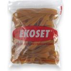 Ekoset Sarı Extra Kalın Paket Lastiği 40 Adet 130 x 10 mm Güçlü Elastik Özellikte