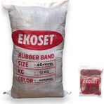 Ekoset Toptan Kırmızı Toka Lastiği 12 Kg
