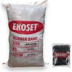 Ekoset Toptan Siyah Toka Lastiği 12 kg