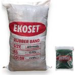 Ekoset Toptan Yeşil Toka Lastiği 12 Kg