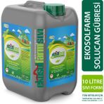 Ekosolfarm %100 Organik Sıvı Solucan Gübresi 10 Litre Siyah Konsantre Formda Üretildi