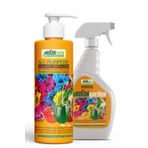 EkosolFarm EkosolGarden Sıvı Solucan Gübresi 500 ml + 750 ml Sprey 2 ürün 1 Arada Organik Sıvı Gübre Tüm Bitkilere Uygun