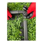 EKPRATİK GARDEN Pratik Garden ENVAPLAS Siyah Strong Düz Çim Ayırıcı Köşe Adaptörü 5 Adet