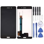 Ekran Değiştirme Nokia 6 TA-1000 TA-1003 TA-1021 TA-1021 için TFT LCD Ekran TA-1033 Sayısallaştırıcı Tam Montajlı (Siyah) TA-1033 TA-1039 LCD Dismali